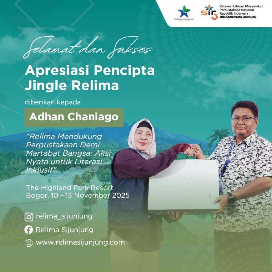 Jingle RELIMA Ciptaan Ramadhan Fitria: Kreativitas Relawan Menginspirasi Literasi Nasional