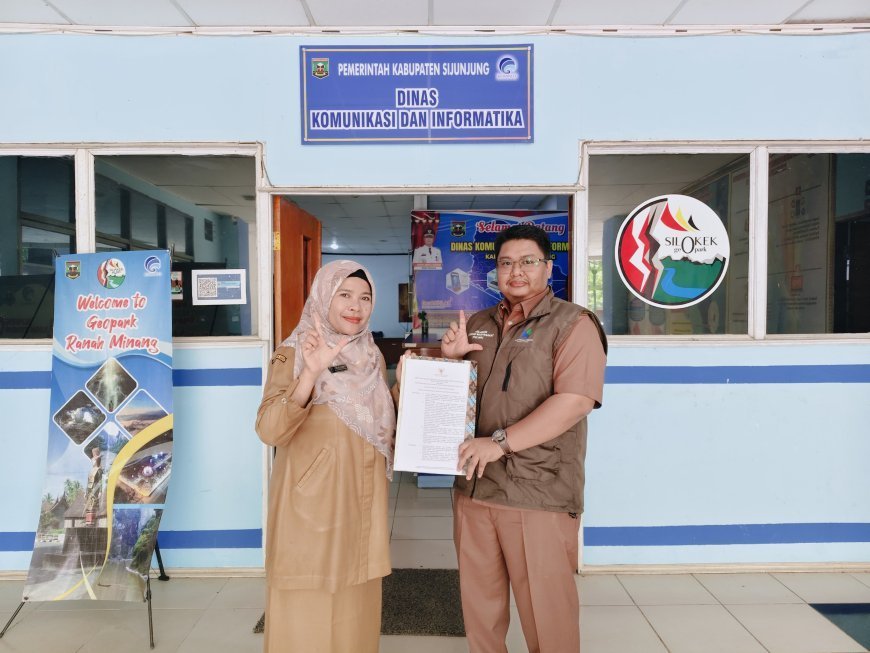 Relawan Literasi Masyarakat (Relima) Sijunjung Jalin Sinergi dengan Dinas Kominfo Kabupaten Sijunjung