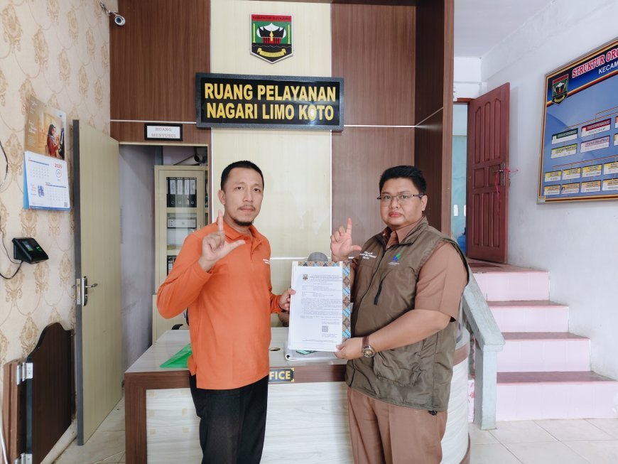 Monitoring Perpustakaan Nagari Limo Koto, RELIMA Sijunjung Pastikan Pemanfaatan 1000 Judul Buku Bacaan Bermutu