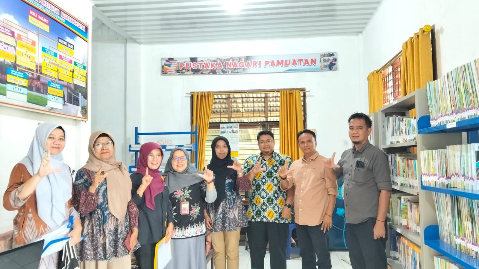 Optimalkan Tata Kelola Literasi, Relima Perpusnas RI Lokus Sijunjung Lakukan Inventarisasi di Perpustakaan Nagari Pamuatan