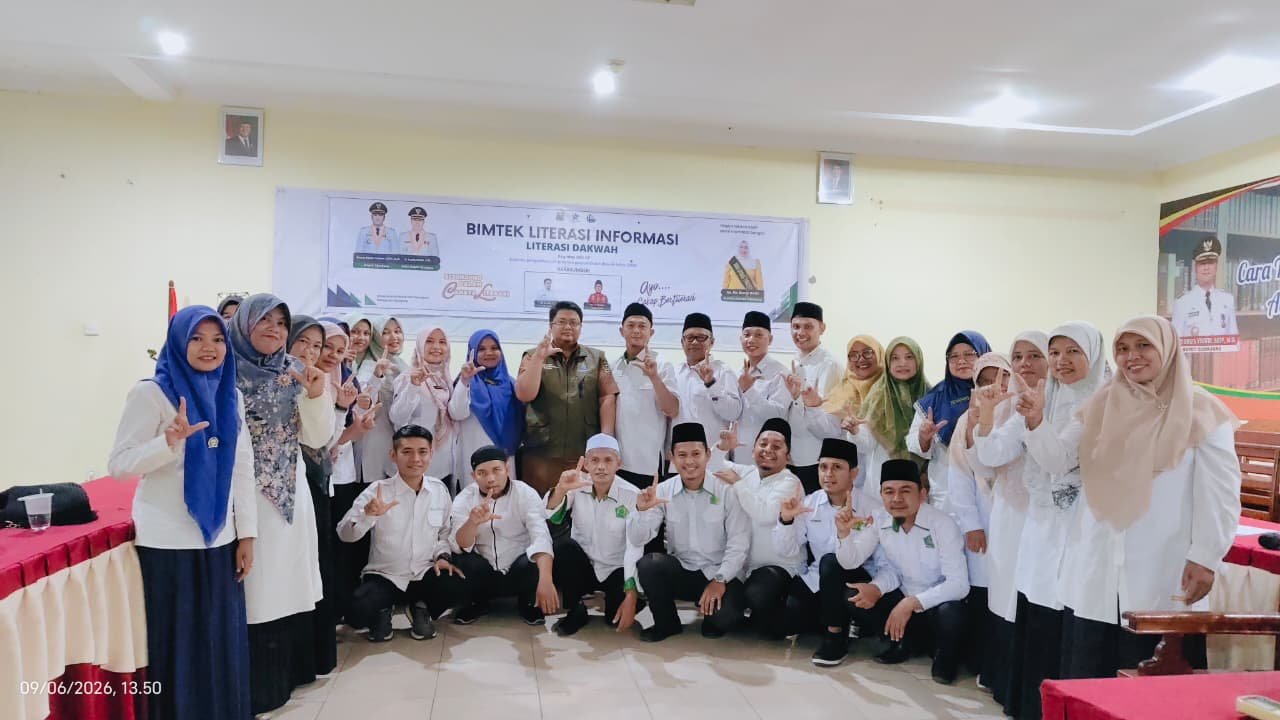 Digitalisasi Dakwah: Relima Perpusnas RI Lokus Sijunjung Bekali Penyuluh Agama Islam Se-Kabupaten Sijunjung Kecakapan Literasi Digital