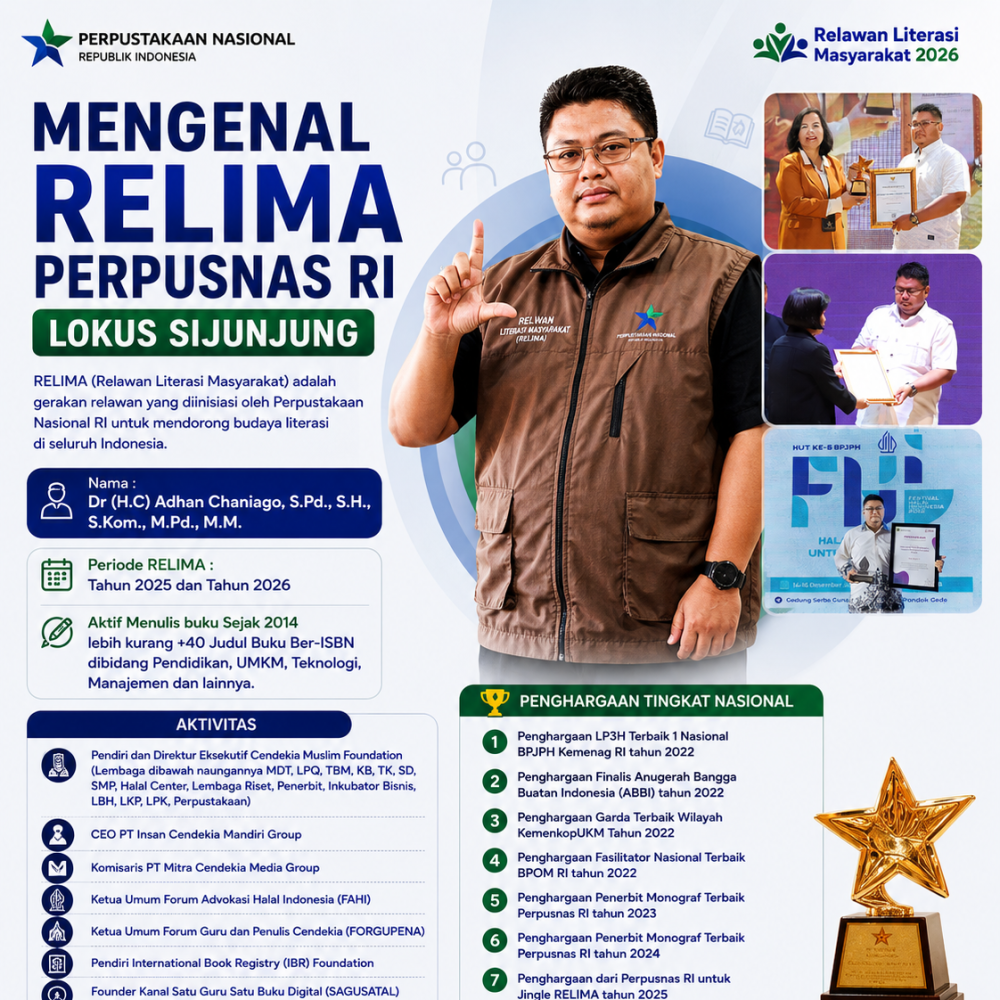 Flyer Bimtek Literasi Digital untuk Pengelola Perpustakaan Nagari